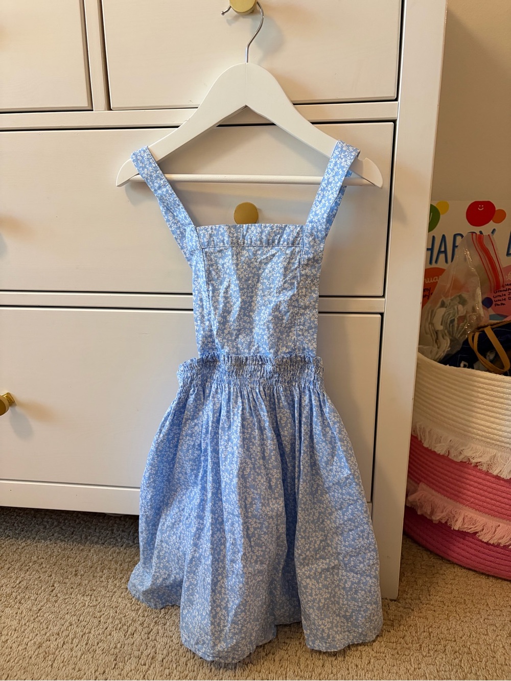 Edgehill Collection Floral Jumper Dress Girls Size 6